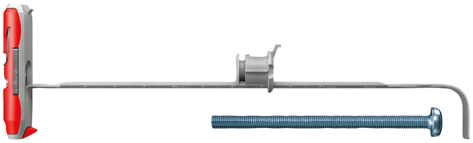 fischer DuoTec 12 S PH M Kippdübel mit metrischer Panhead-Schraube | für hohe Lasten in allen Plattenbaustoffen | ideal für Wohnzimmerschränke, Regale, Handläufe & Lampen | für Gipskarton-, Gipsfaser- u. OSB-Platten