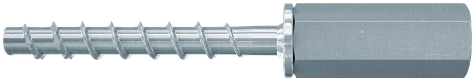 fischer UltraCut FBS II 6 I – Betonschraube mit Distanzmuffe & 2-stufigem Innengewinde (M8/M10) für stufenlos einstellbare Abhängungen mit Gewindestangen, ideal für Kabeltrassen, Montageschienen & Rohrtrassen, in verschiedenen Größen