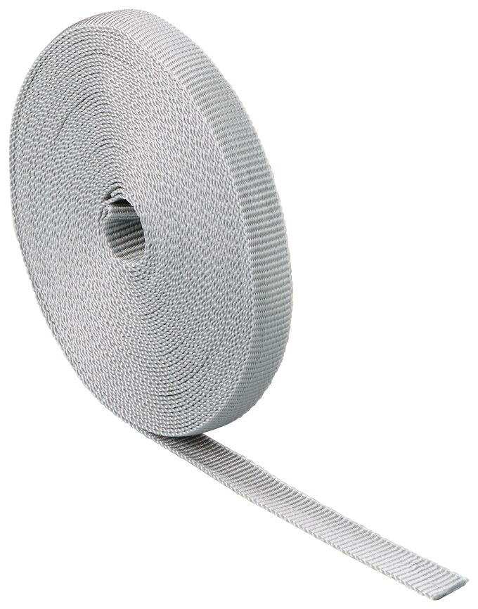 fischer Gewebeband GWB | 10 m x 15 mm x 1,1 mm | weißes, wasserfestes Polypropylenband für Elektroinstallationen, Montage & Rohrleitungen