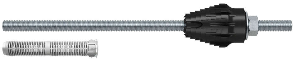 fischer 1 Stk. Abstandmontagesystem TherMax 12/110 M12 | Dämmstoffdübel mit Anti-Kälte-Konus | für Montage von Markise & Pergola sowie Wandmontage von PV Modulen im WDVS-Wärmedämmverbundsystem